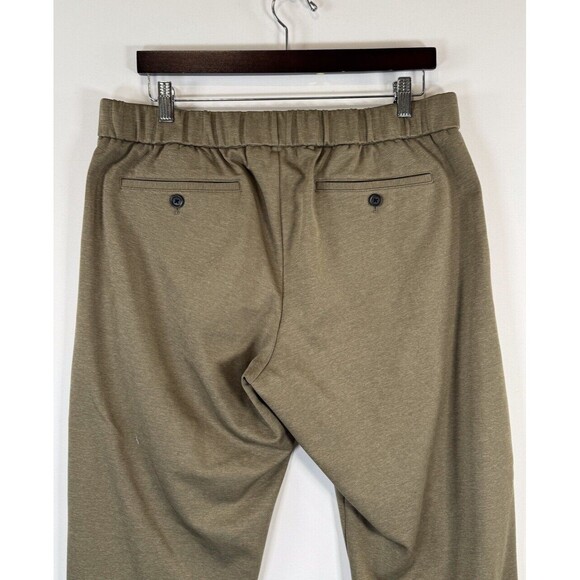 Bonobos Mens Pants Green Chino Flat Front Tapered Stretch Pull On Casual Large - Picture 9 of 10